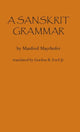 Book cover of: Sanskrit Grammar. By: Manfred Mayrhofer