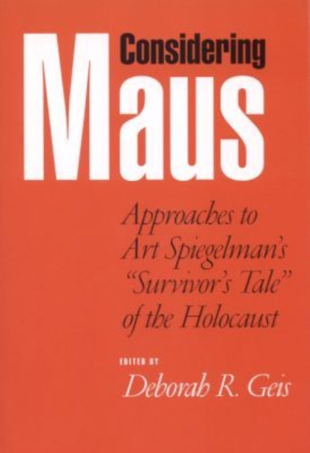 Book cover of: Considering ""Maus. By: Deborah R. Geis
