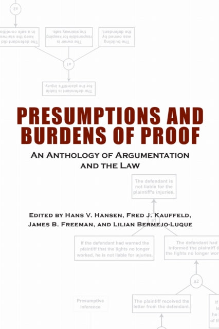 Book cover of: Presumptions and Burdens of Proof. By: James Crosswhite