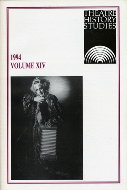 Book cover of: Theatre History Studies 1994. By: Robert A. Schanke