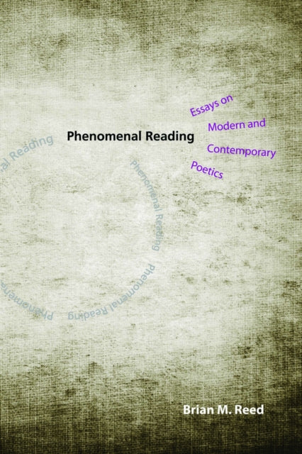 Book cover of: Phenomenal Reading. By: Brian M. Reed