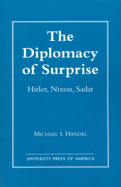 Book cover of: Diplomacy of Surprise. By: Michael I. Handel