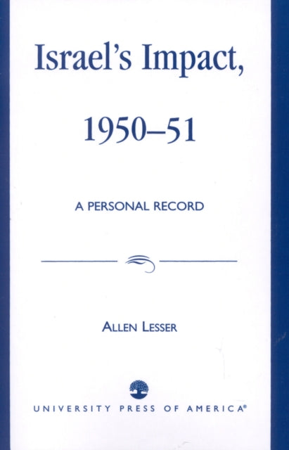 Book cover of: Israel's Impact, 1950-51