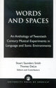 Book cover of: Words and Spaces