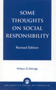 Book cover of: Some Thoughts on Social Responsibility