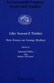 Book cover of: Like Season'd Timber. By: Edmund Miller