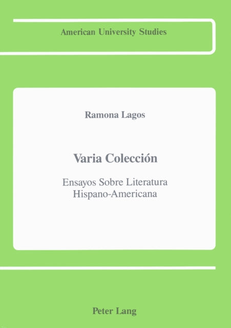Book cover of: Varia Coleccion. By: Ramona Lagos