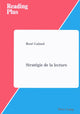 Book cover of: Strategie de la Lecture