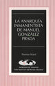 Book cover of: Anarquia Inmanentista de Manuel Gonzalez Prada