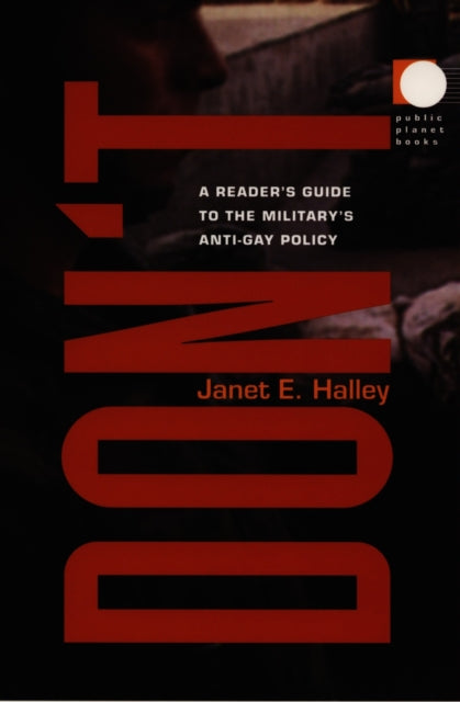 Book cover of: Don't. By: Janet E. Halley