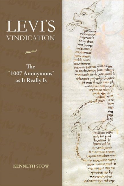 Book cover of: Levi's Vindication. By: Kenneth R. Stow