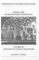 Book cover of: Jewish Lore in Manichaean Cosmogony. By: John C. Reeves