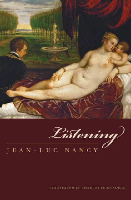 Book cover of: Listening. By: Jean-Luc Nancy