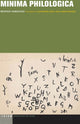 Book cover of: Minima Philologica. By: Werner Hamacher