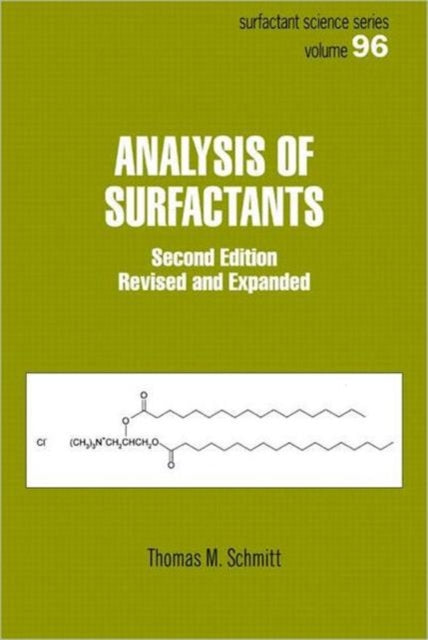Book cover of: Analysis of Surfactants
