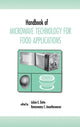 Book cover of: Handbook of Microwave Technology for Food Application. By: Ashim K. Datta