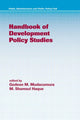 Book cover of: Handbook of Development Policy Studies