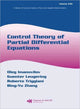 Book cover of: Control Theory of Partial Differential Equations