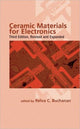 Book cover of: Ceramic Materials for Electronics. By: Relva C. Buchanan