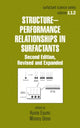 Book cover of: Structure-Performance Relationships in Surfactants