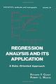 Book cover of: Regression Analysis and its Application