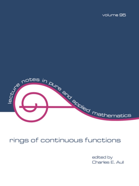 Book cover of: Rings of Continuous Function. By: Aull