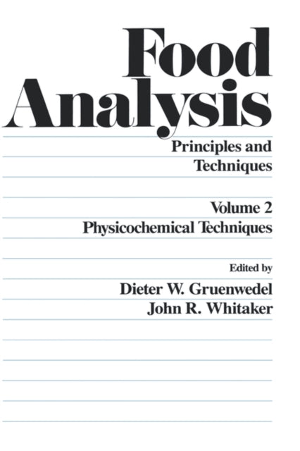 Book cover of: Food Analysis. By: Gruenwedel