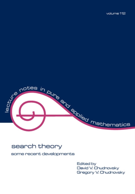 Book cover of: Search Theory. By: Chudnovsky
