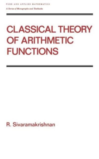 Book cover of: Classical Theory of Arithmetic Functions