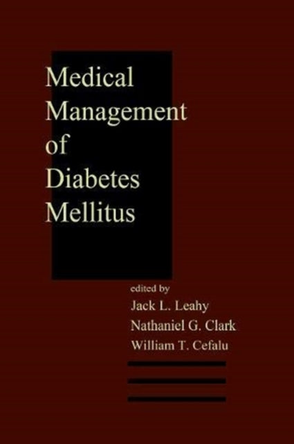 Book cover of: Medical Management of Diabetes Mellitus. By: William T. Cefalu