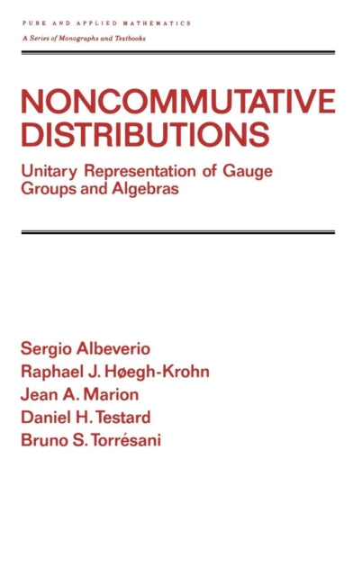 Book cover of: Noncommutative Distributions