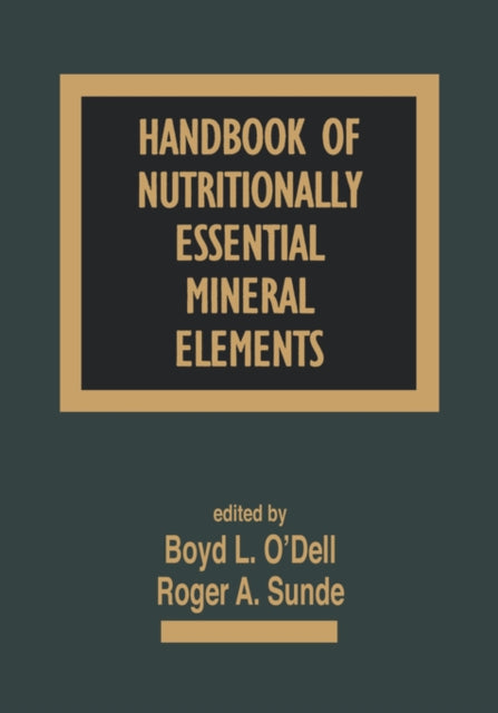 Book cover of: Handbook of Nutritionally Essential Mineral Elements