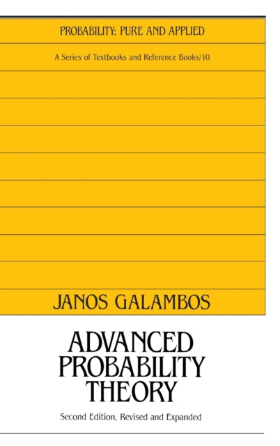 Book cover of: Advanced Probability Theory, Second Edition,