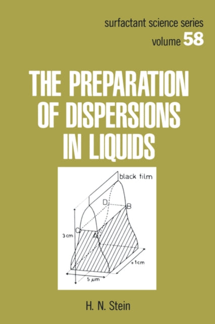 Book cover of: Preparation of Dispersions in Liquids