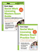 Book cover of: Social Work Licensing Masters Exam Guide and Additional Print Practice Test Set