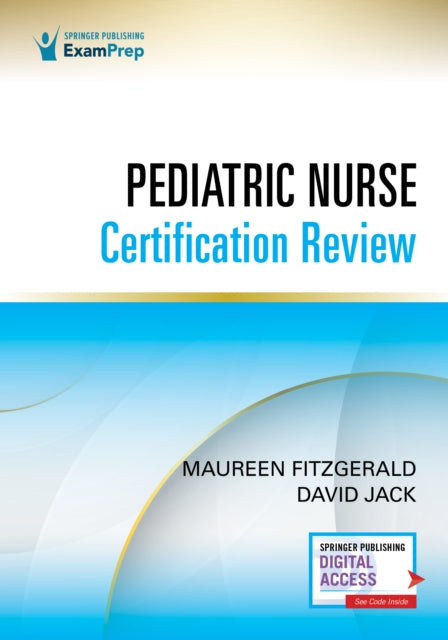 Book cover of: Pediatric Nurse Certification Review. By: Maureen Fitzgerald