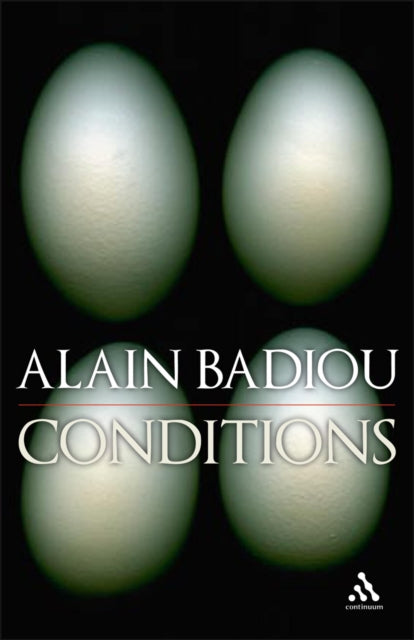 Book cover of: Conditions. By: Alain Badiou