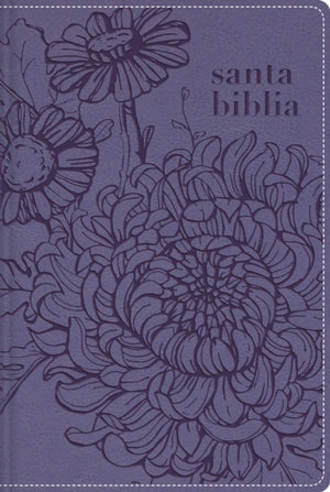 NBLA, Santa Biblia, Edicion versificada, Tamano bolsillo, Leathersoft, Morado, Con cierre, Palabras de Jesus en rojo, Comfort Print