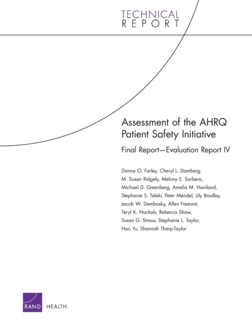 Book cover of: Assessment of the National Patient Safety Initiative