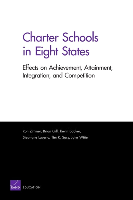 Book cover of: Charter Schools in Eight States