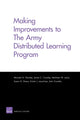 Book cover of: Making Improvements to the Army Distributed Learning Program. By: Michael G. Shanley
