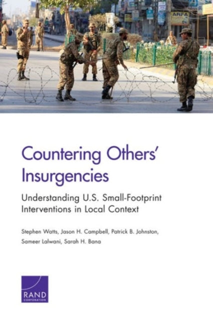 Book cover of: Countering Others' Insurgencies. By: Stephen Watts