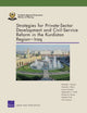 Book cover of: Strategies for Private-Sector Development and Civil-Service Reform in the Kurdistan Region Iraq. By: Michael L. Hansen