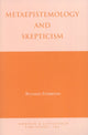 Book cover of: Metaepistemology and Skepticism