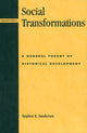 Book cover of: Social Transformations. By: Stephen K. Sanderson