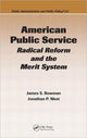 Book cover of: American Public Service. By: James S. Bowman