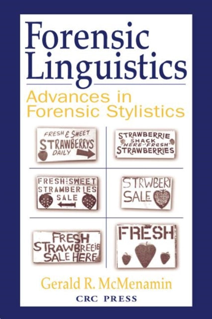 Book cover of: Forensic Linguistics. By: Gerald R. McMenamin