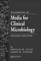 Book cover of: Handbook of Media for Clinical Microbiology. By: Ronald M. Atlas