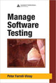 Book cover of: Manage Software Testing. By: Peter Farrell-Vinay