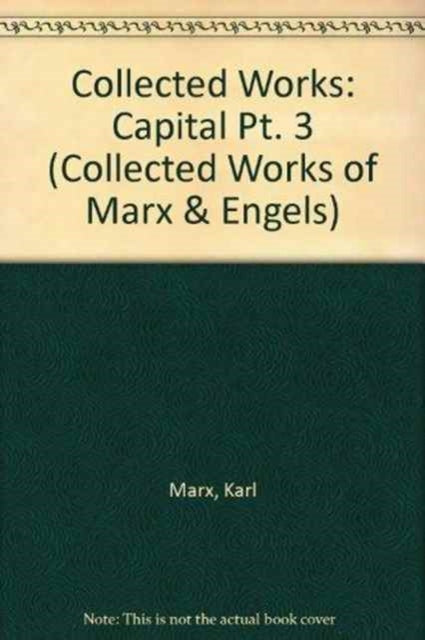 Book cover of: Collected Works. By: Karl Marx